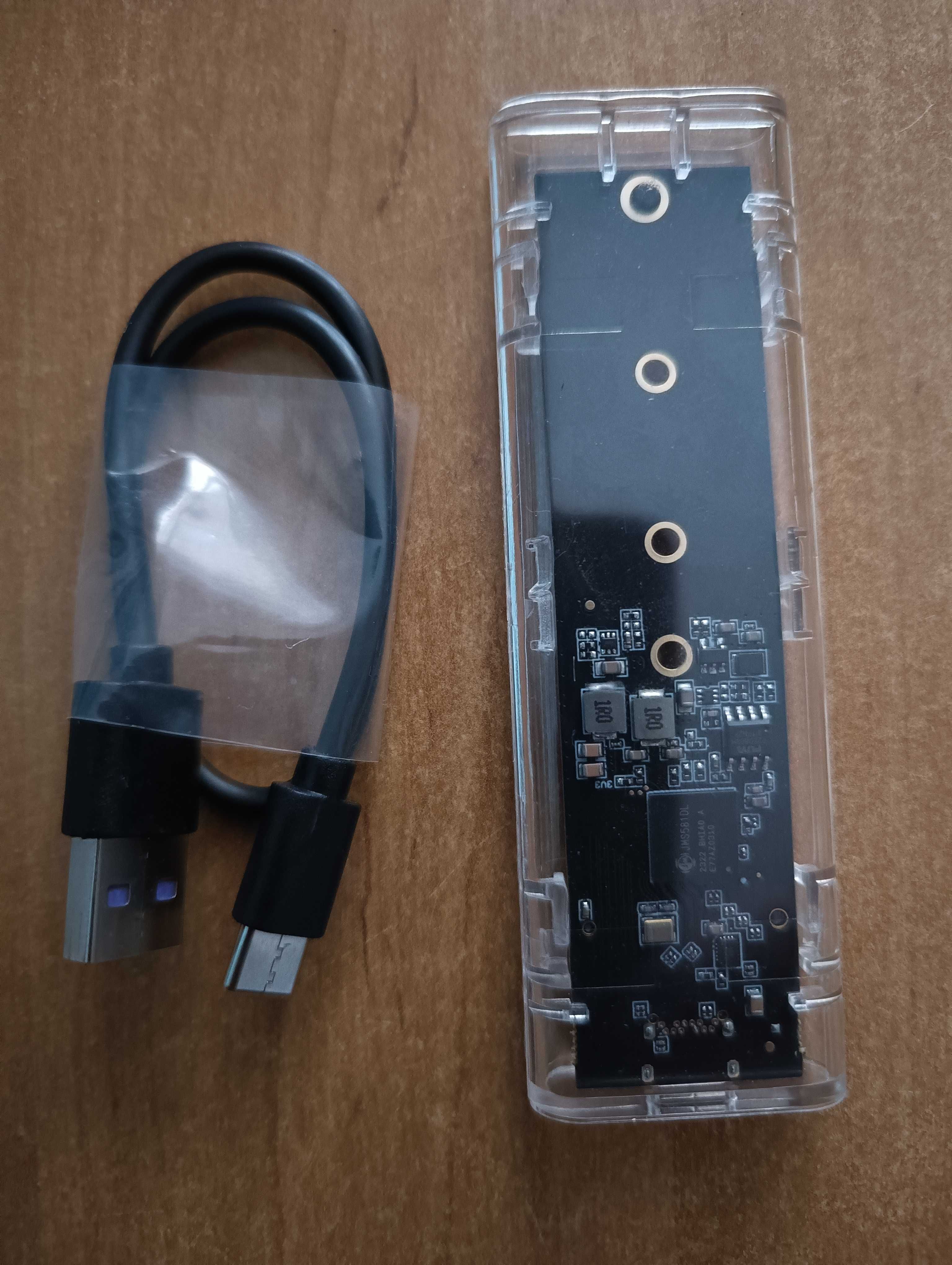 M.2 NVME PCIe NGFF SATA podwójny protokół obudowa