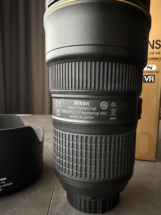 Обʼєктив Nikon Nikkor AF-S 24-70 mm f/2,8E ED VR