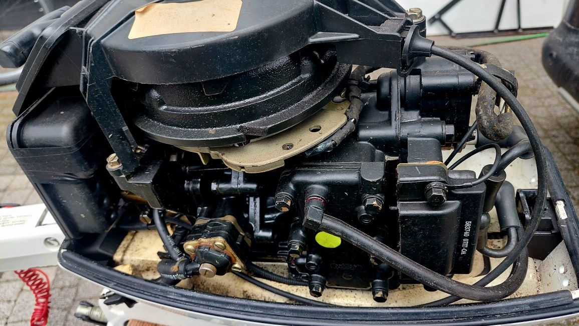 Silnik zaburtowy Johnson 6KM 2T krótka Yamaha  stopa S zbiornik Mercur