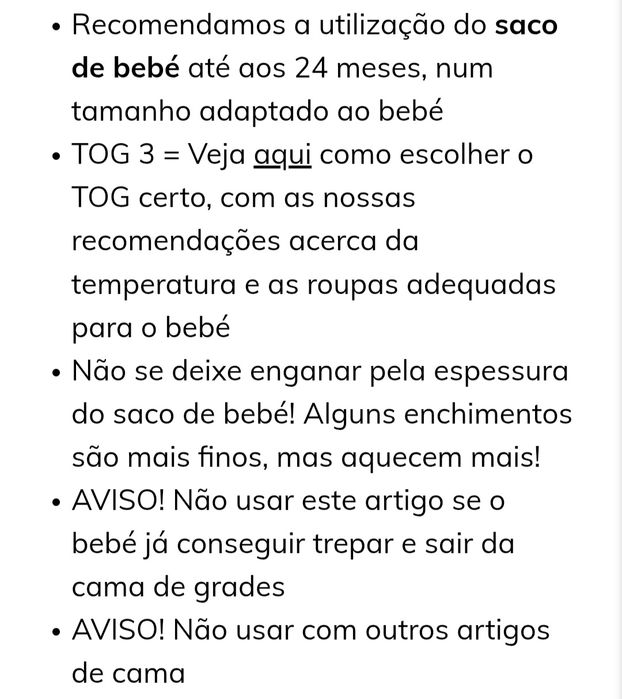 Saco para bebé 0-6 meses
