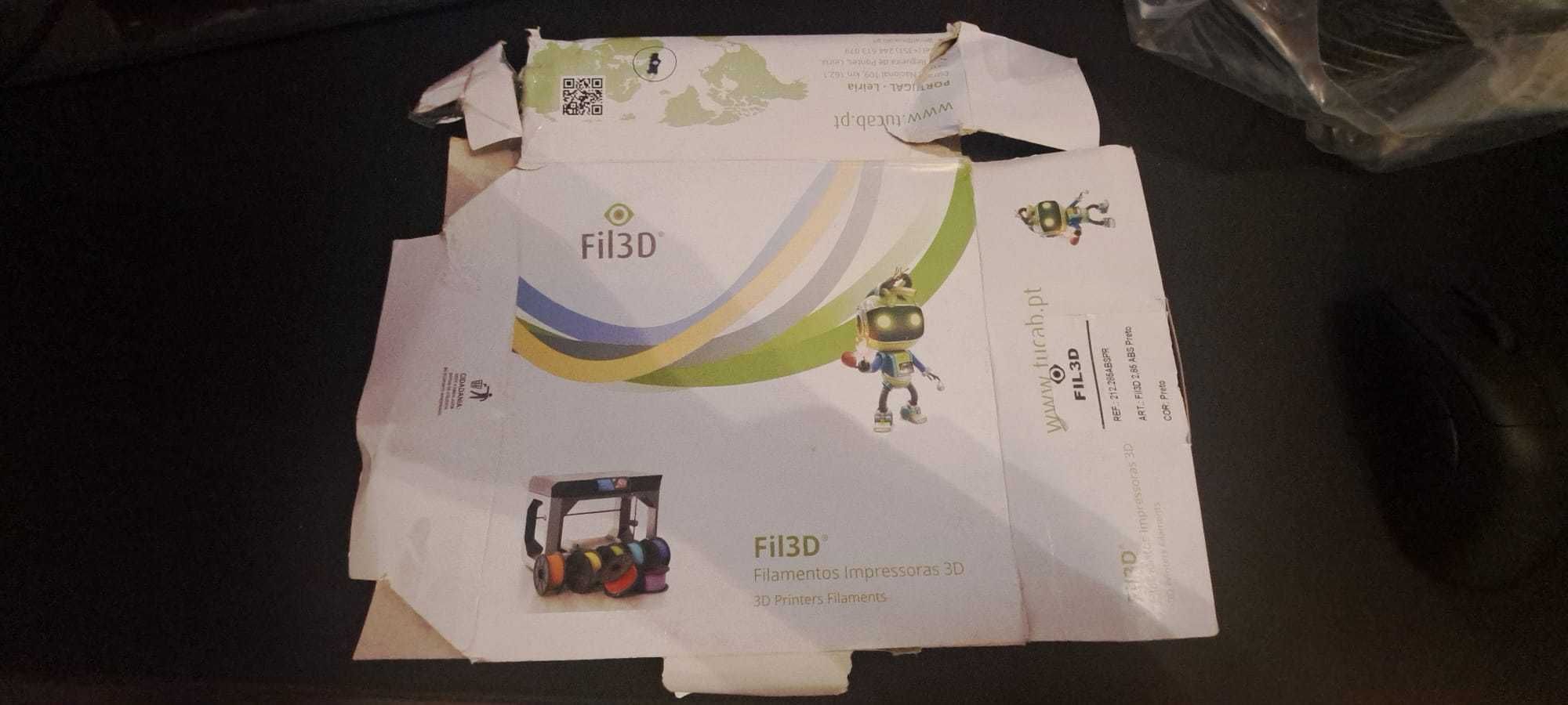 Filamento para impressora 3D - ABS