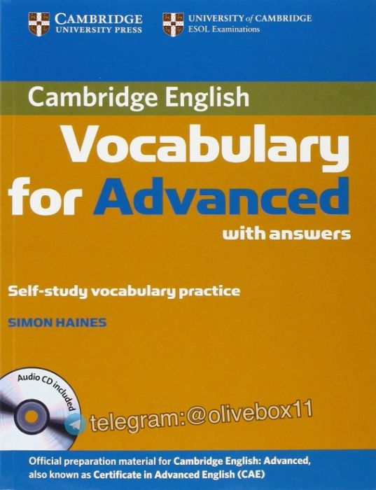 Vocabulary for Advanced CAE with Answers +Audio