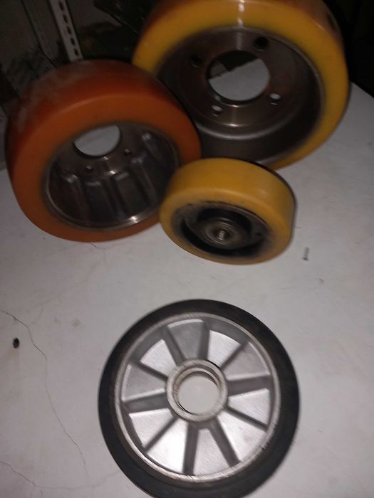 Rodas para porta paletes e stakers