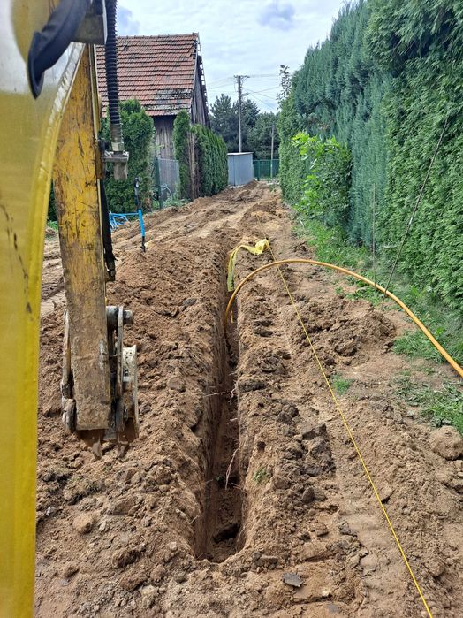 Usługi minikoparką, wynajem minikoparki, prace ziemne, wywrotka 3,5 t