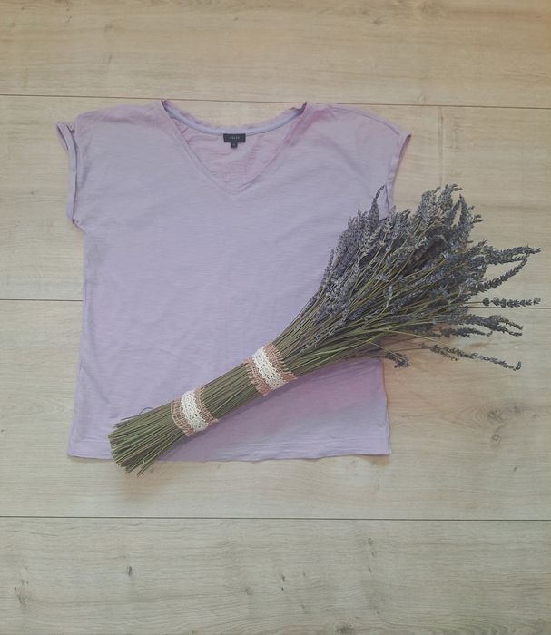 Solar T-shirt lawendowy liliowy r. 36