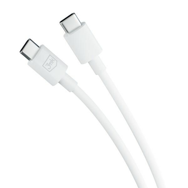 3MK Hyper Cable USB-C - USB-C 100W1.2m Biały/White Kabel