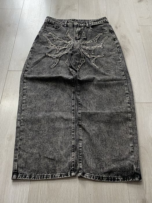 Baggy jeans “Spider” | Широкі джинси сірі sk8 opium y2k type rap jaded