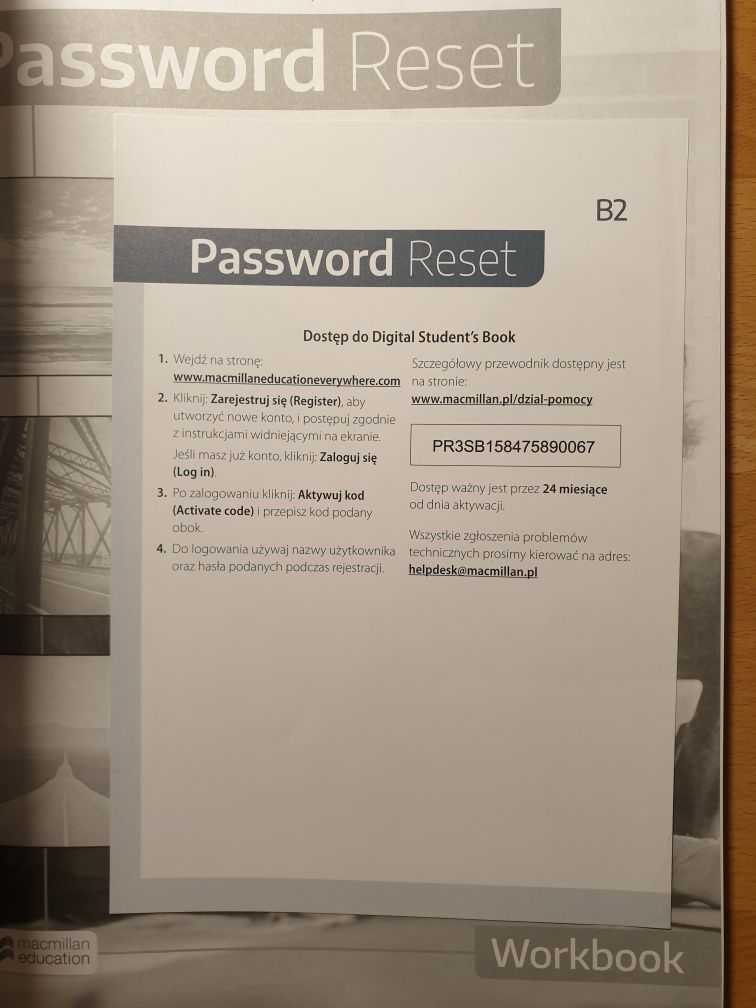 Zeszyt ćwiczeń Password B2