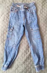 Spodnie jeans chłopięce r.134 Cool Club stan bd