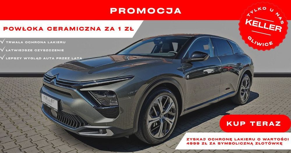 Citroën C5X 1.2 PureTech 130KM / Automat / Krajowy / Gwarancja / Dealer Keller