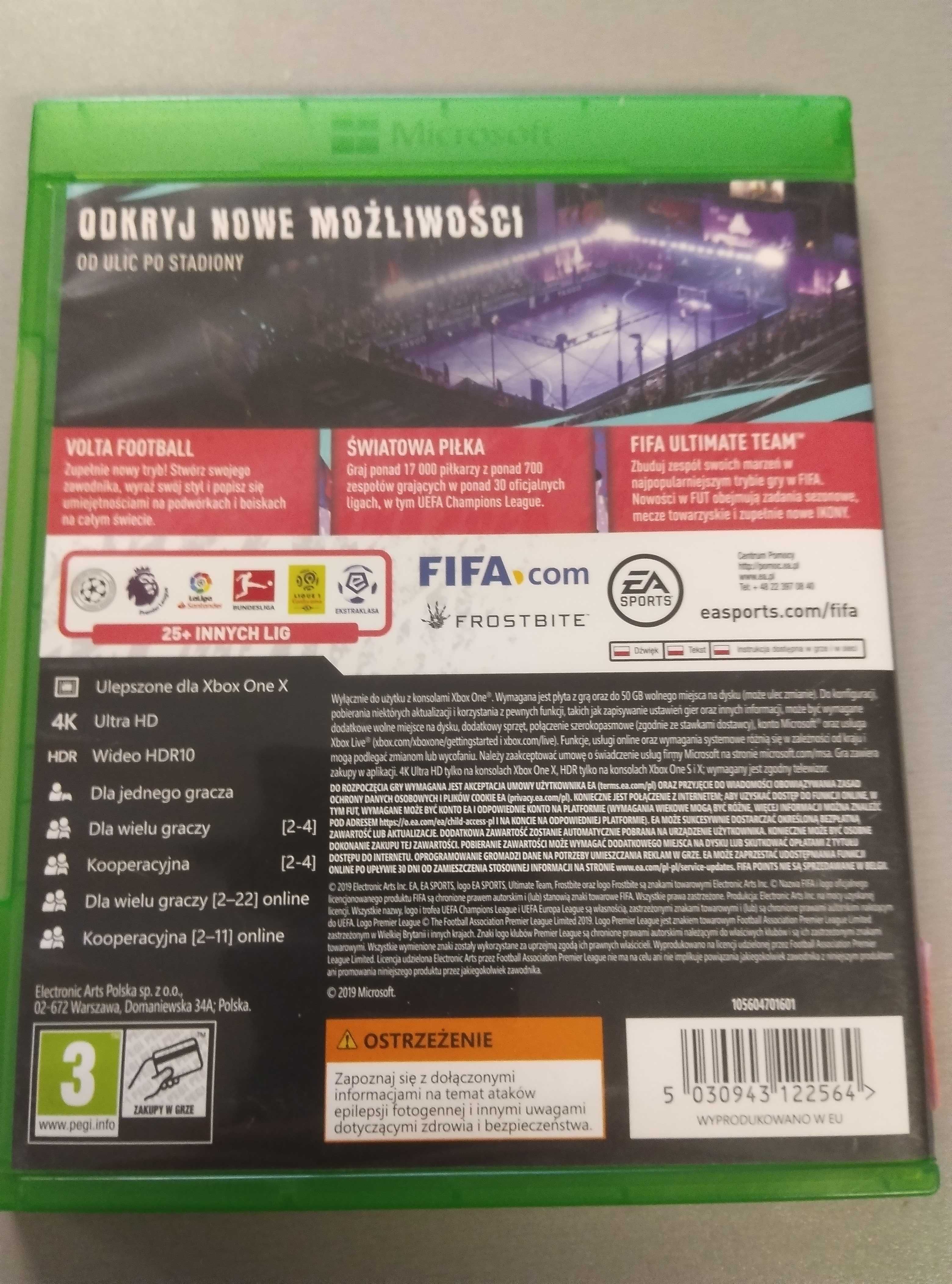 Gra FIFA 20 Xbox One