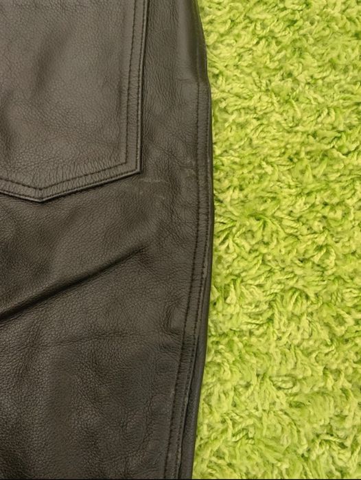 Calças pele/couro com forro - Motar | Veste 36