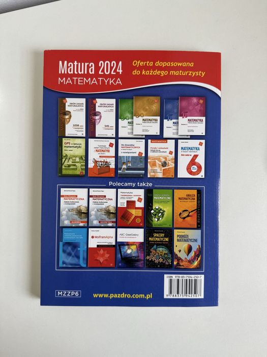 Zbiór zadań maturalnych Pazdro matematyka pp