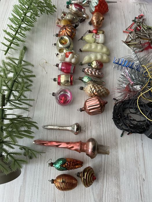 Старовинні іграшки на ялинку, СРСР, реліквія, колекціонування! Дешево