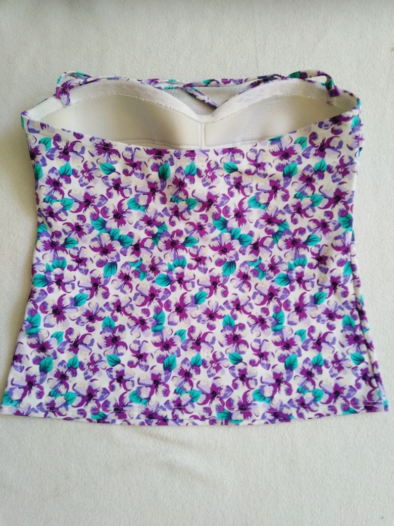 Komplet tankini w kwiaty rozm ang 14,eur 42