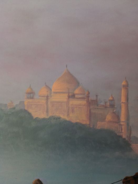 Картина східний пейзаж олійними фарбами на полотні