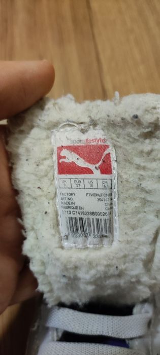 Сапоги зимние Ecco сапожки ботинки Puma туфли 27 размер