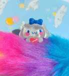 śliczny pierścionek z brokatem Cinnamoroll Sanrio Kawaii Hello Kitty