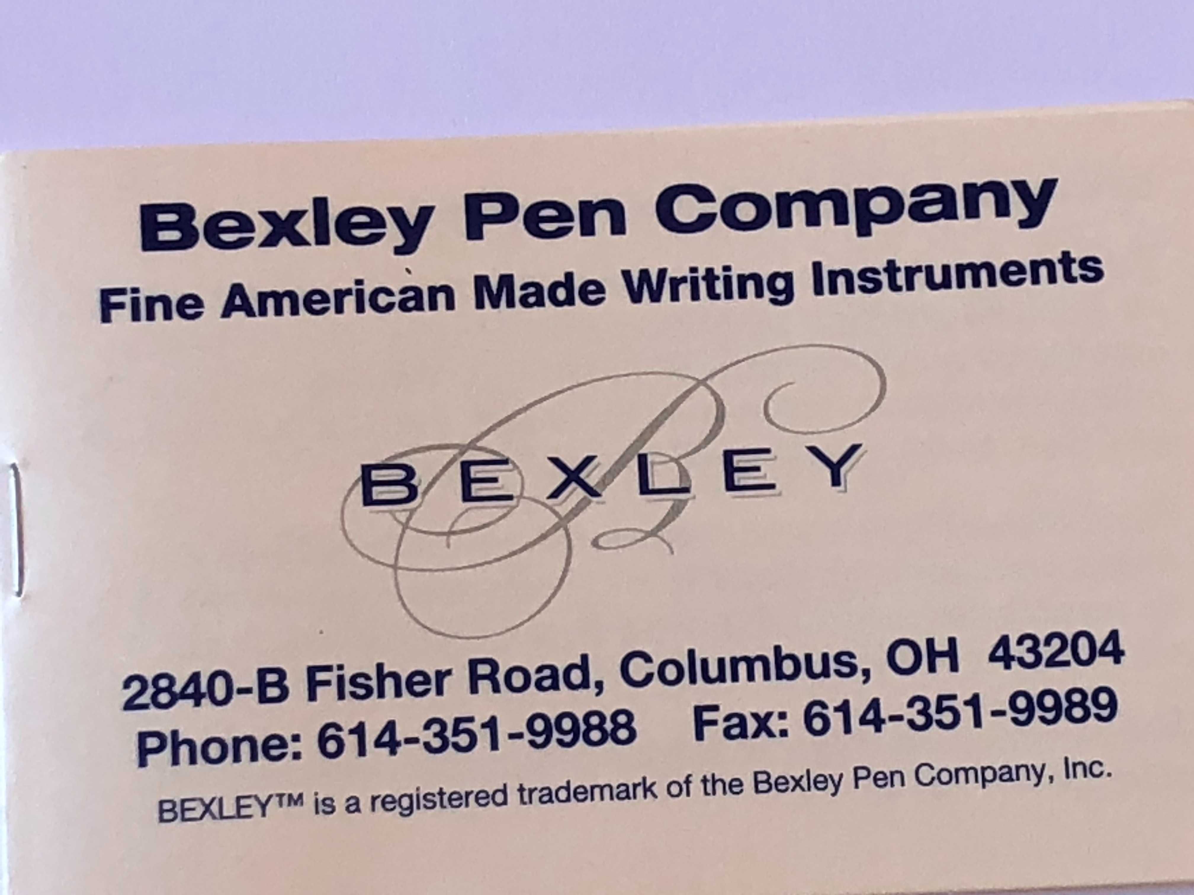 Caneta Bexley Deluxe- Edição limitada n.º 095- Aparo F 18K