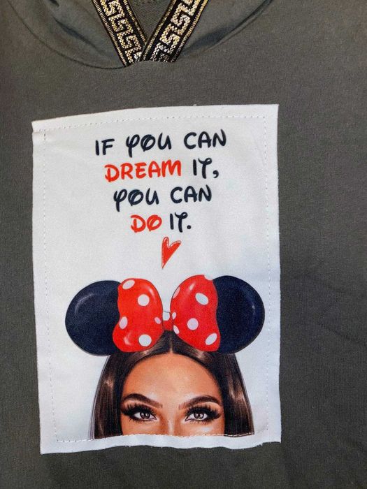 Dziewczęca tunika/sukienka myszka If you can dream it, you can do it
