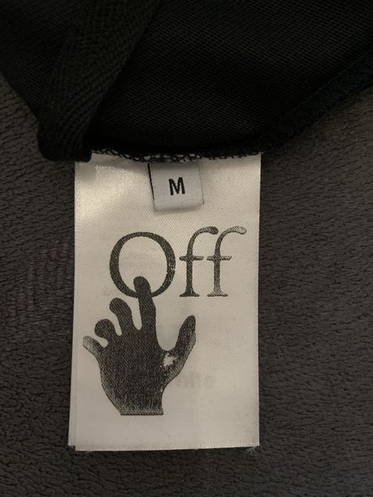 T-shirt preta OFF-WHITE