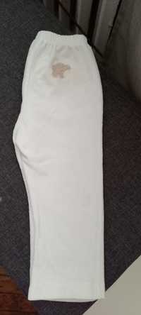 Białe welurowe spodnie,,Zara"
