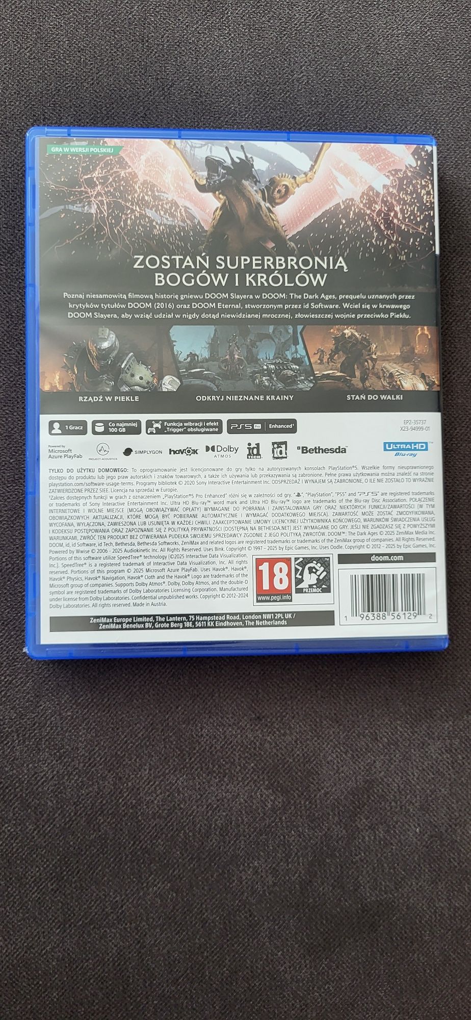 Doom the dark ages ps5
