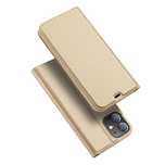Etui Pokrowiec Z Klapką Dux Ducis Skin Pro Do Iphone 12 5,4'' Złoty