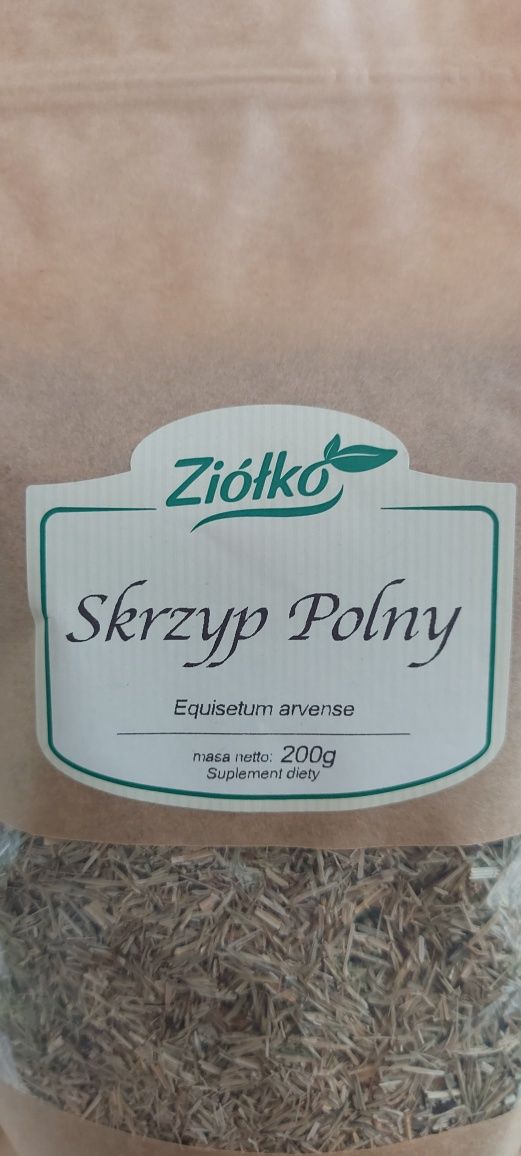 Skrzyp polny ziele 200g skóra, włosy, paznokcie, uklad krazenia