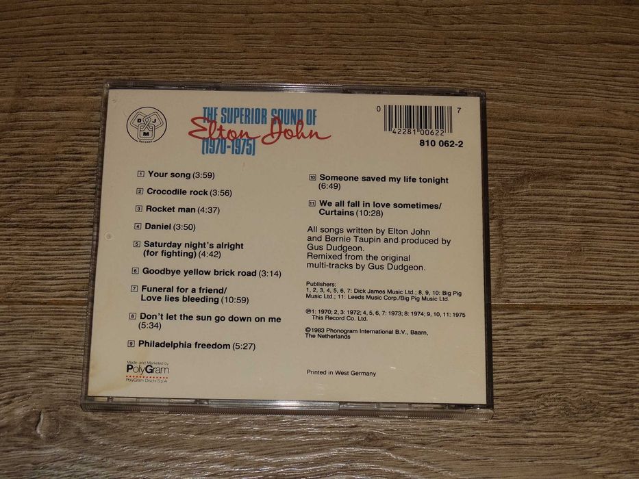 Elton John Superior sound of (1970 - 1975)  CD