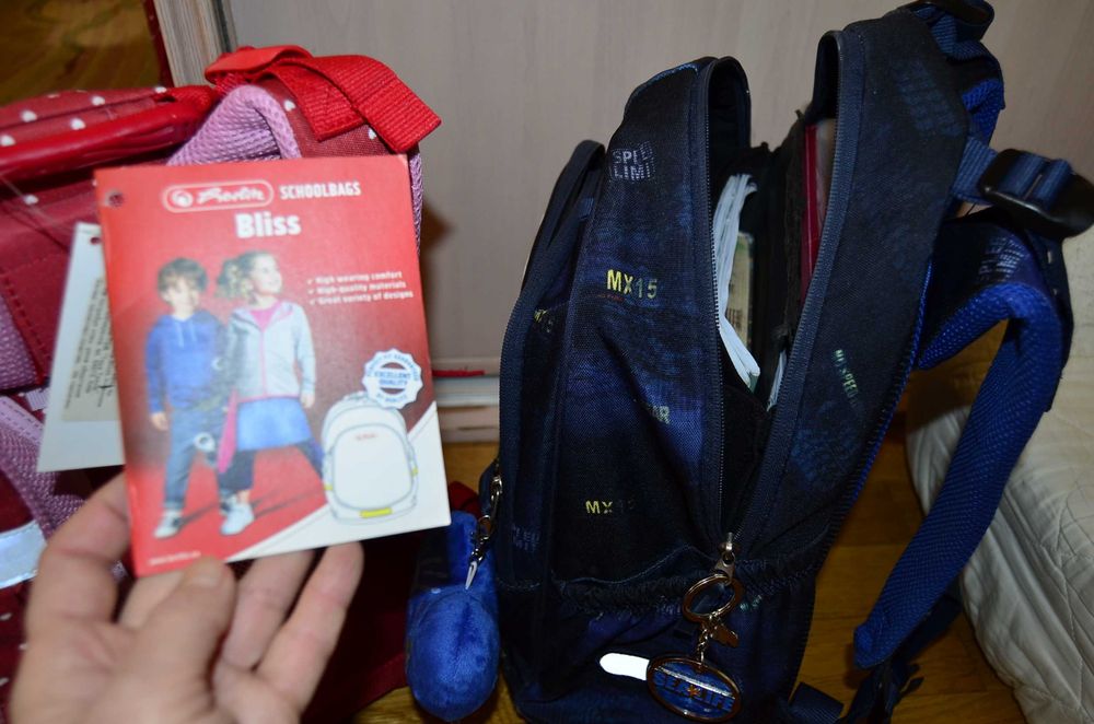 Рюкзак школьный Herlitz BLISS Horses ранец для девочки. Германия