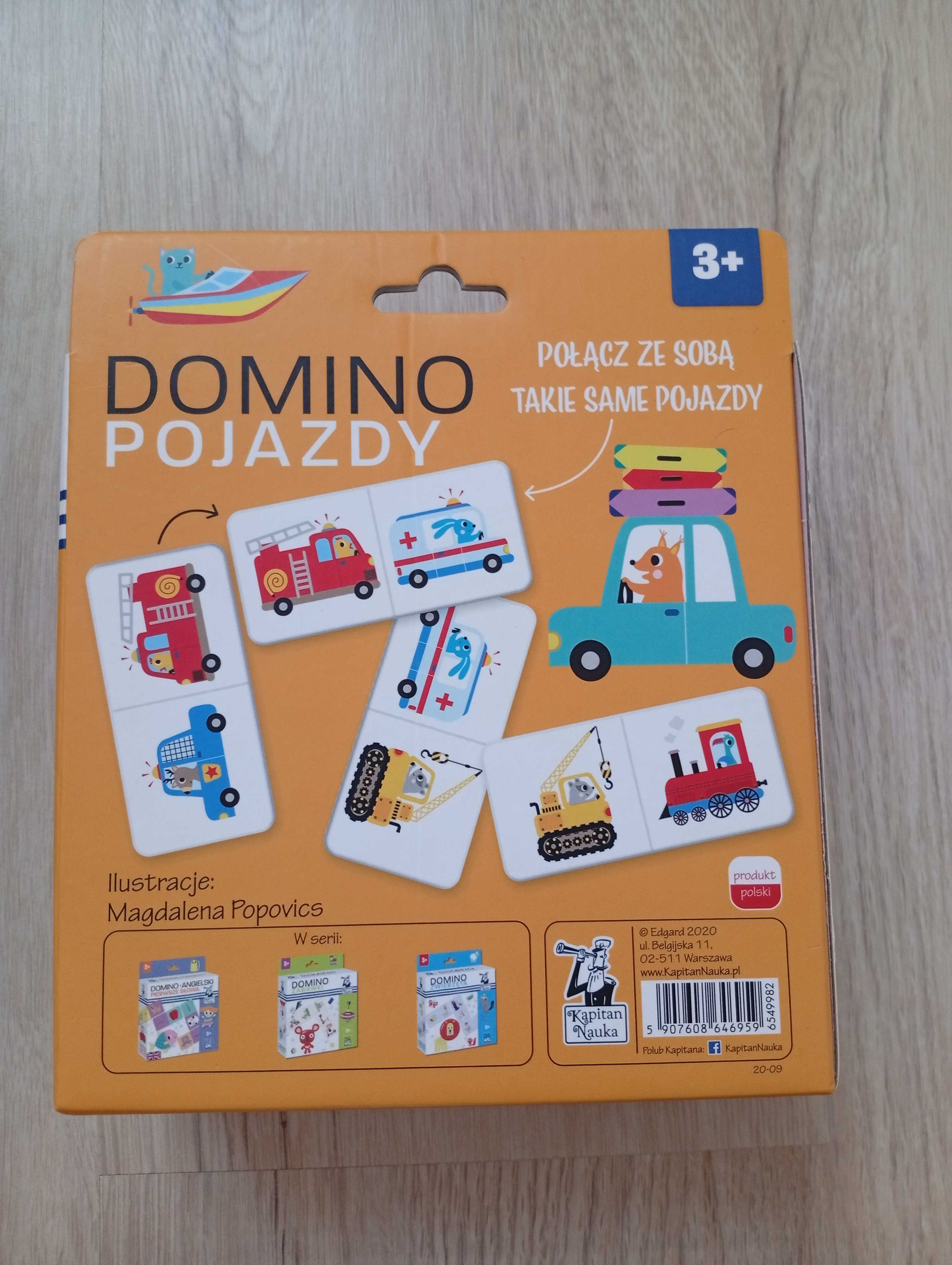 Domino pojazdy, kapitan nauka 3+