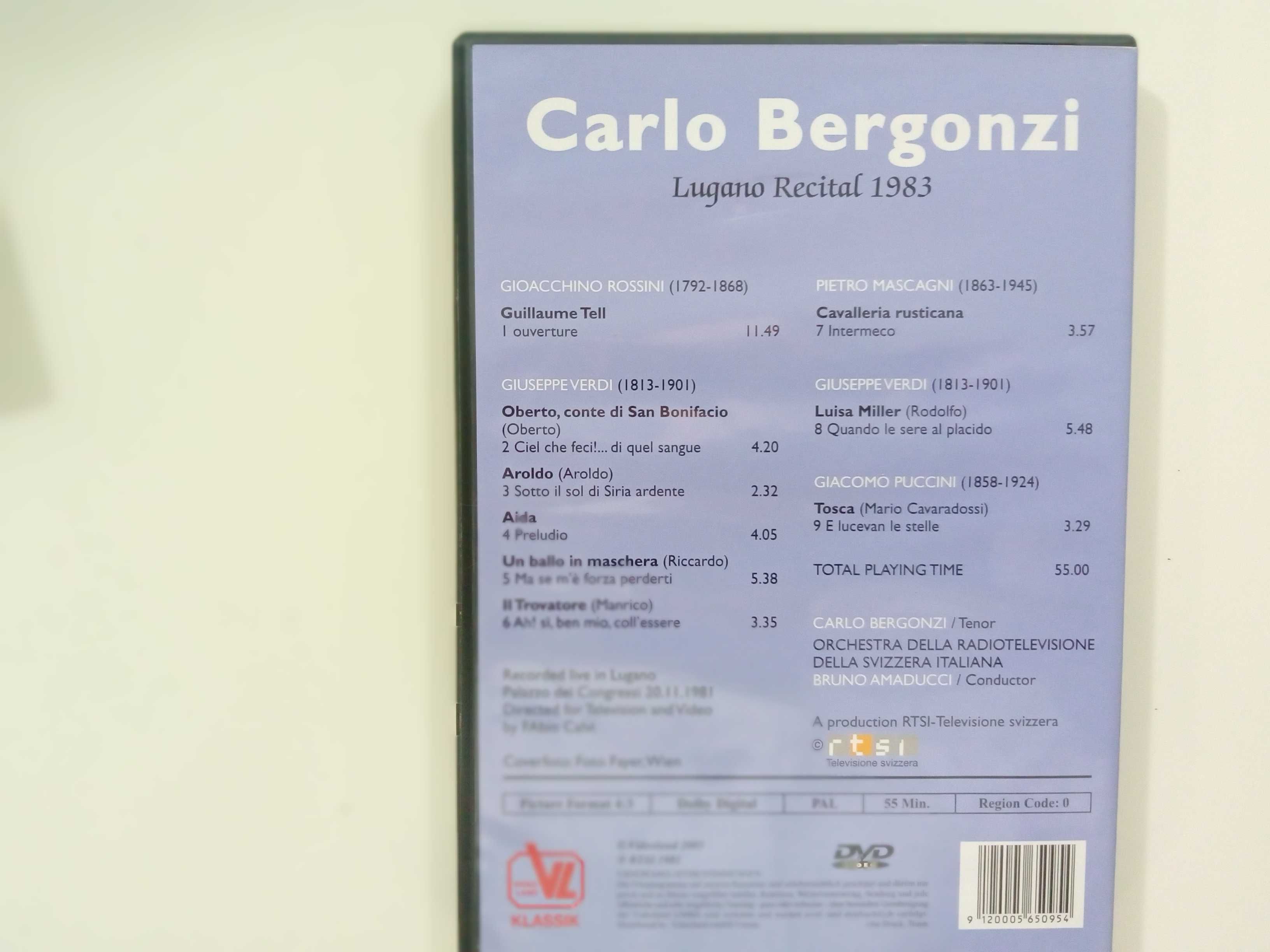 DVD Opera Kraus Christoff Bergonzi - Documentário Inside Job