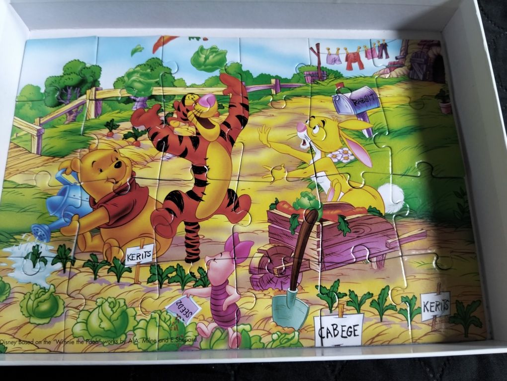 Puzzle Kubuś Puchatek i przyjaciele King 24 elementy
