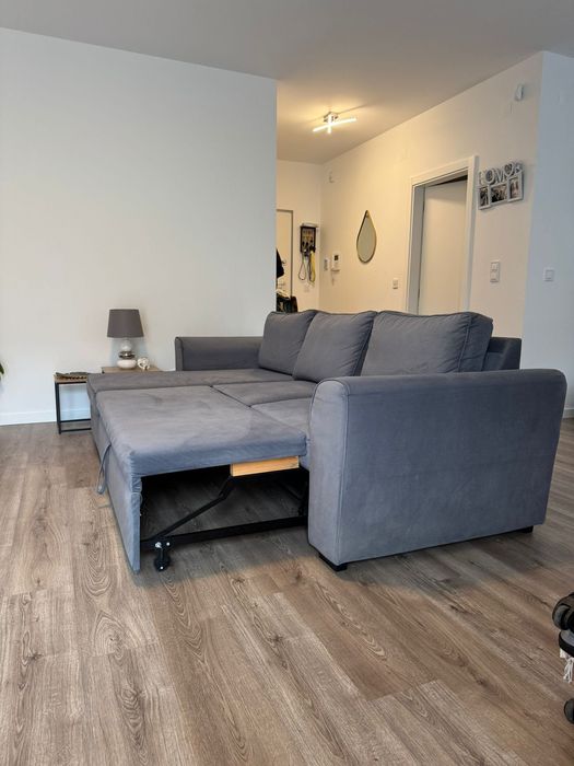 Sofá Chaise Longue Cinza