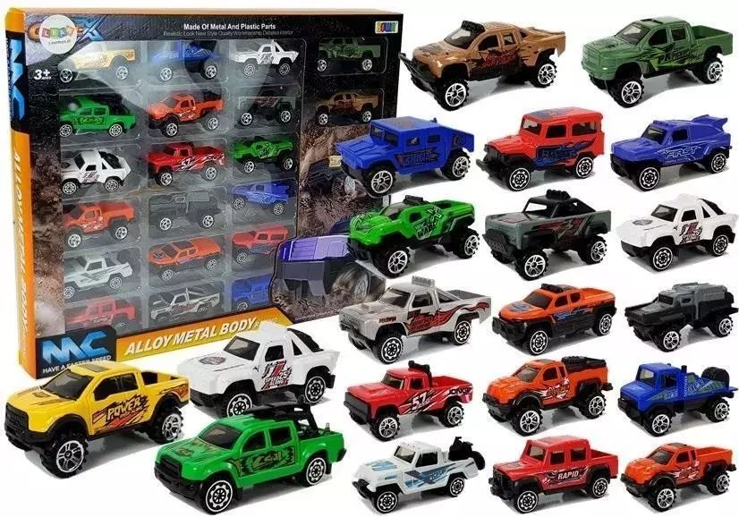 Zestaw samochodów 20szt. Leantoys