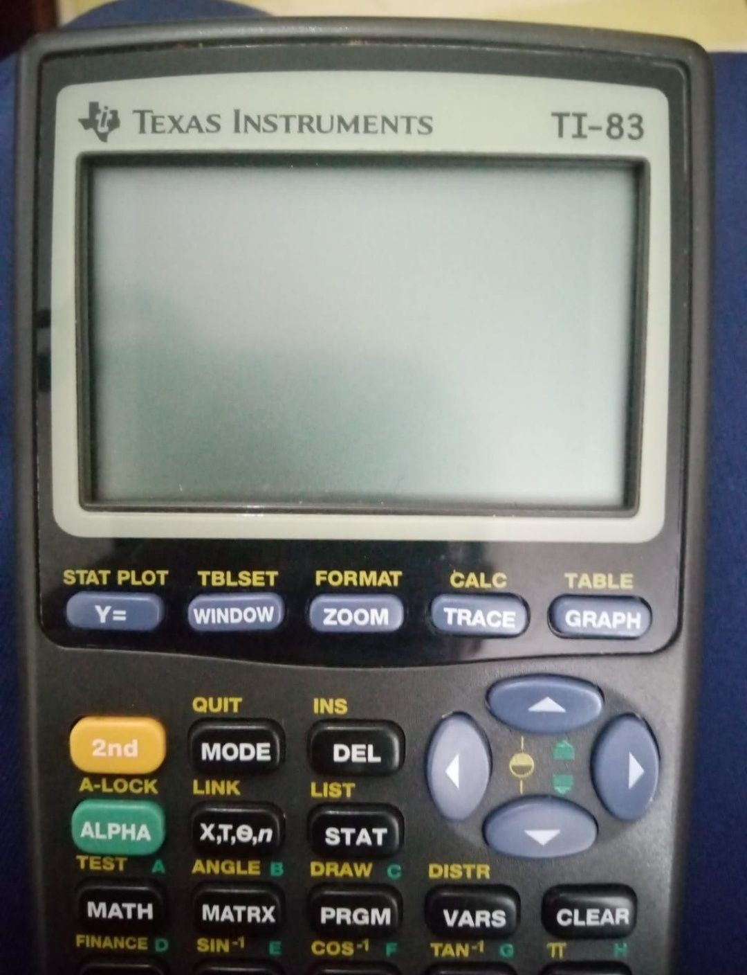 Calculadora gráfica
Texas Instrumen 83PL/CLM/1L1/V Ti 83 mais Calc Blu