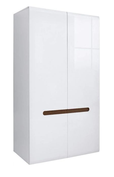 Szafa biała Azteca dwudrzwiowa Black Red White