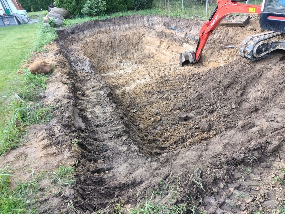 Usługi minikoparką