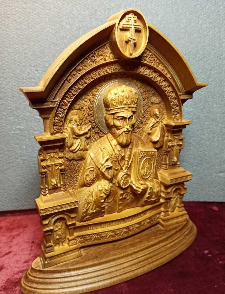 Икона разная Св. Николай Чудотворец (под заказ)
