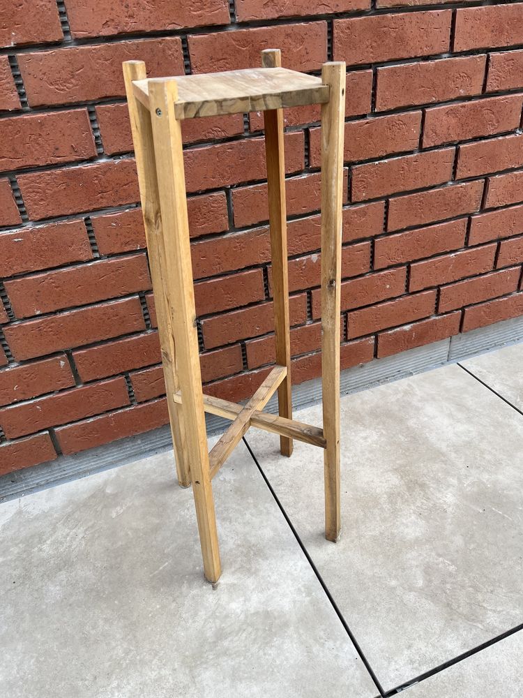 Kwietnik drewniany ikea teak