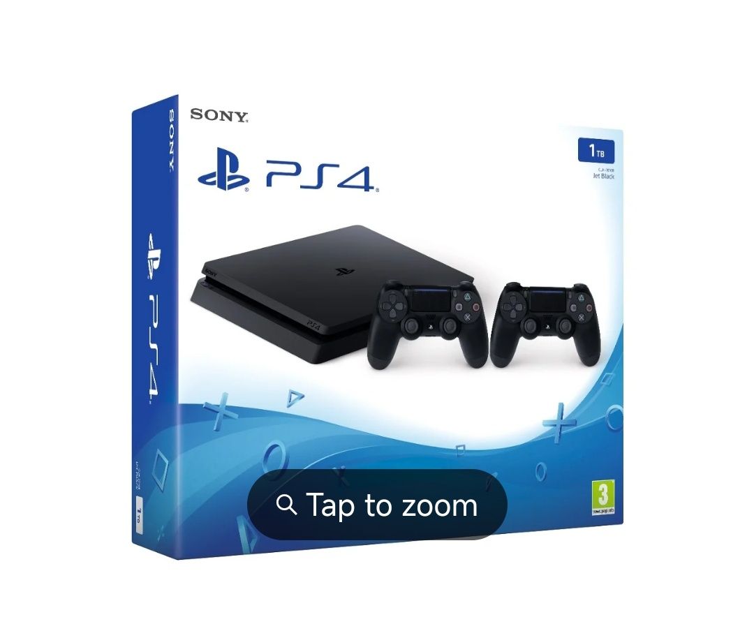 PlayStation 4 com alguns  jogos