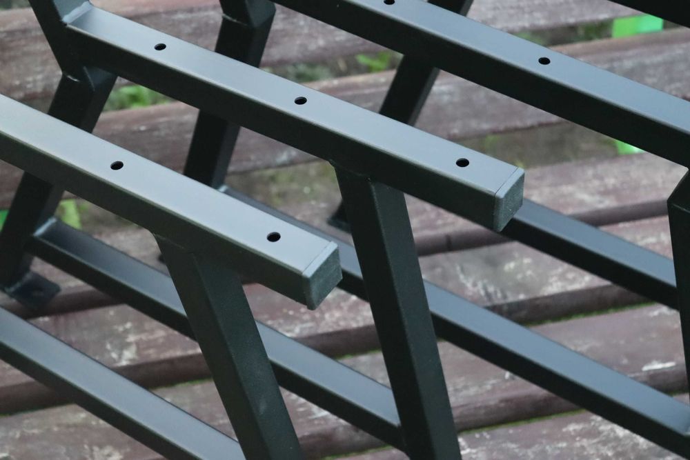 Zestaw Ogrodowy Bok Ławka Stół Noga METAL