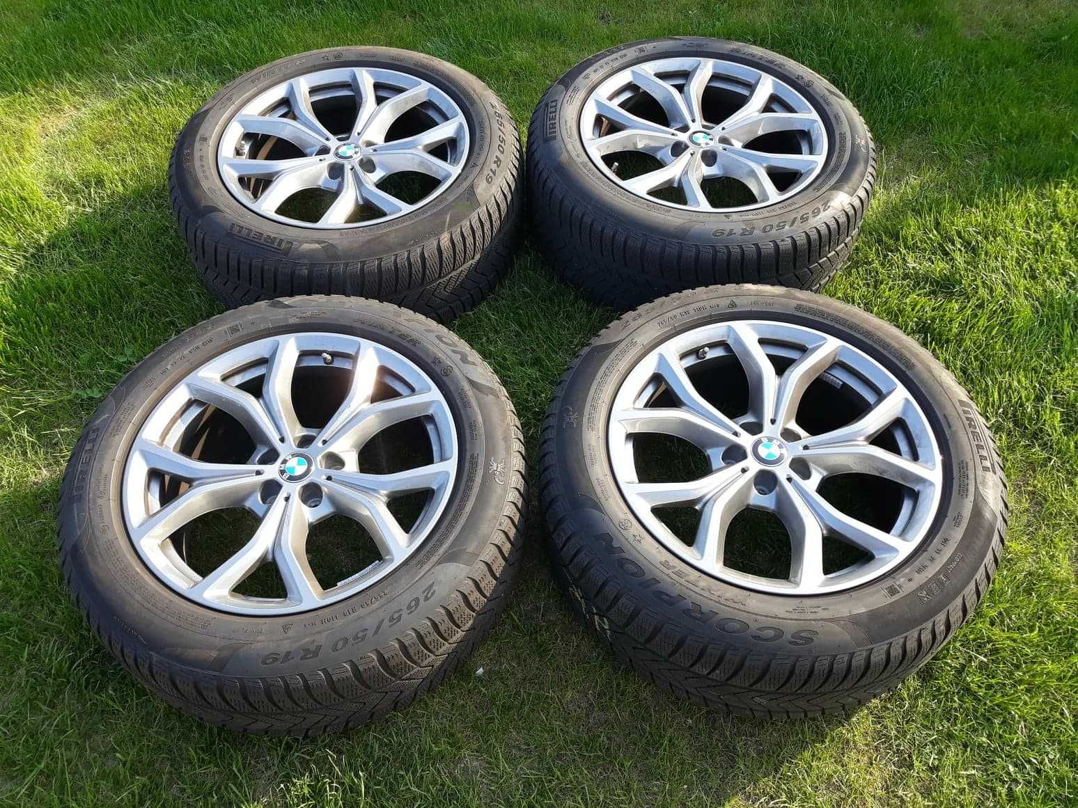 Oryginalne koła zimowe 19 cali BMW X5 G05 265/50 R19 wzór 735