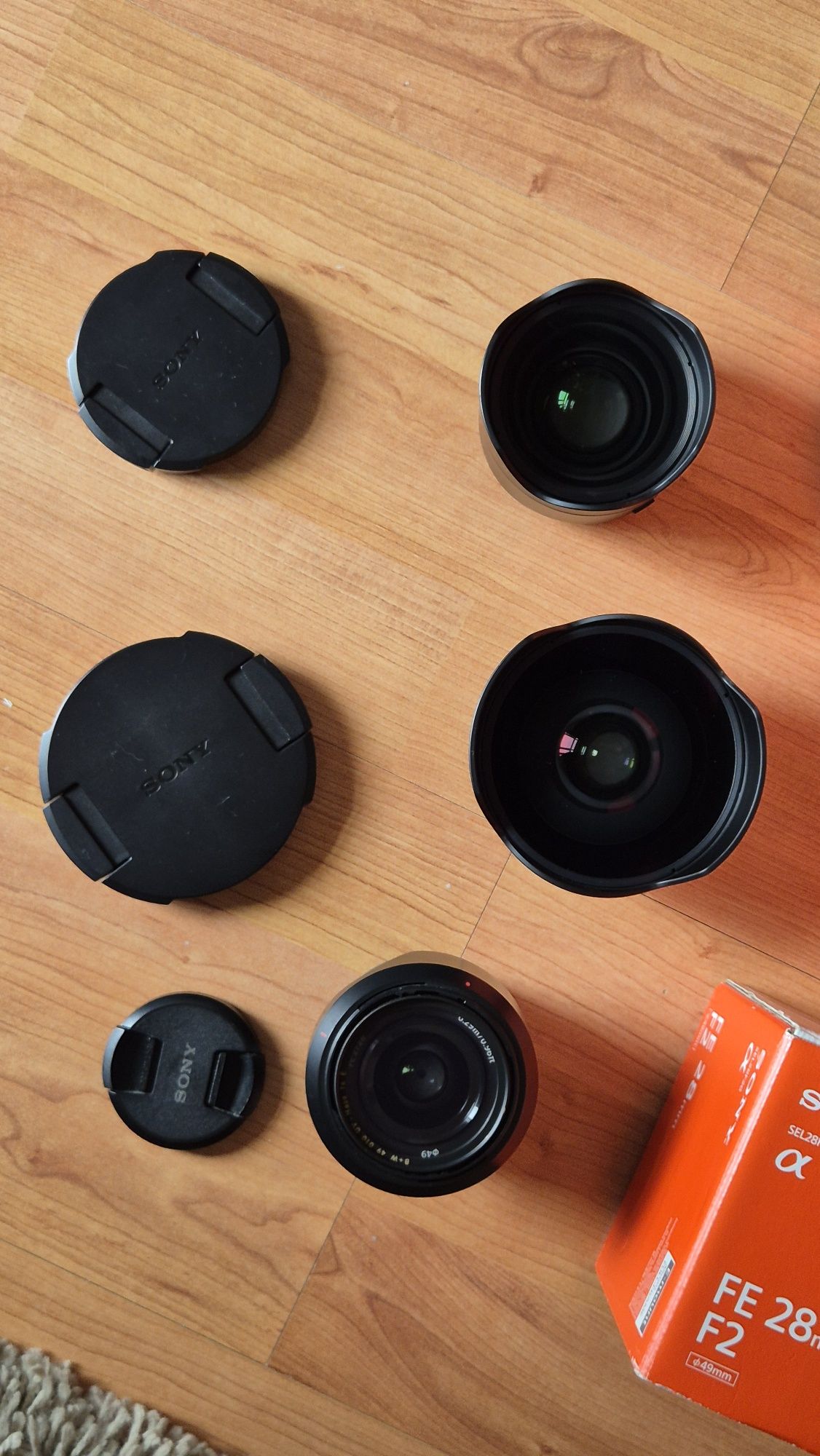 Sony 28mm f2 fe + adaptadores 21mm e 16mm