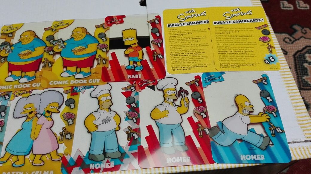 The Simpsons lamincards