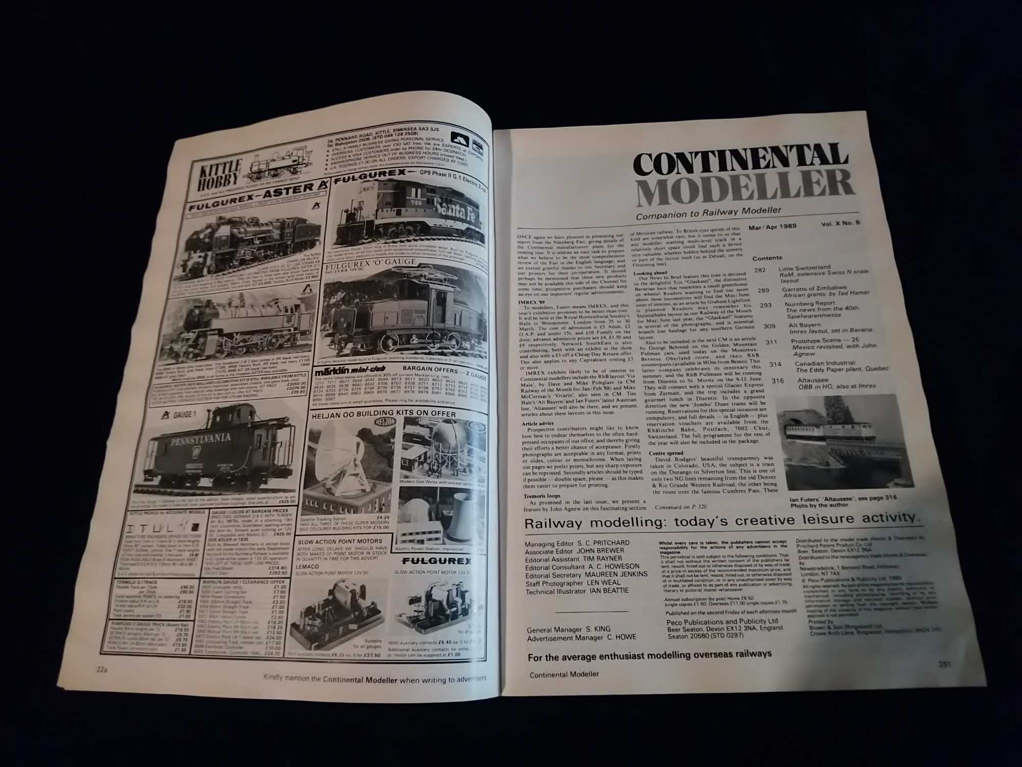 revistas Continental Modeller