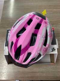 Kask rowerowy dziecięcy z lampką