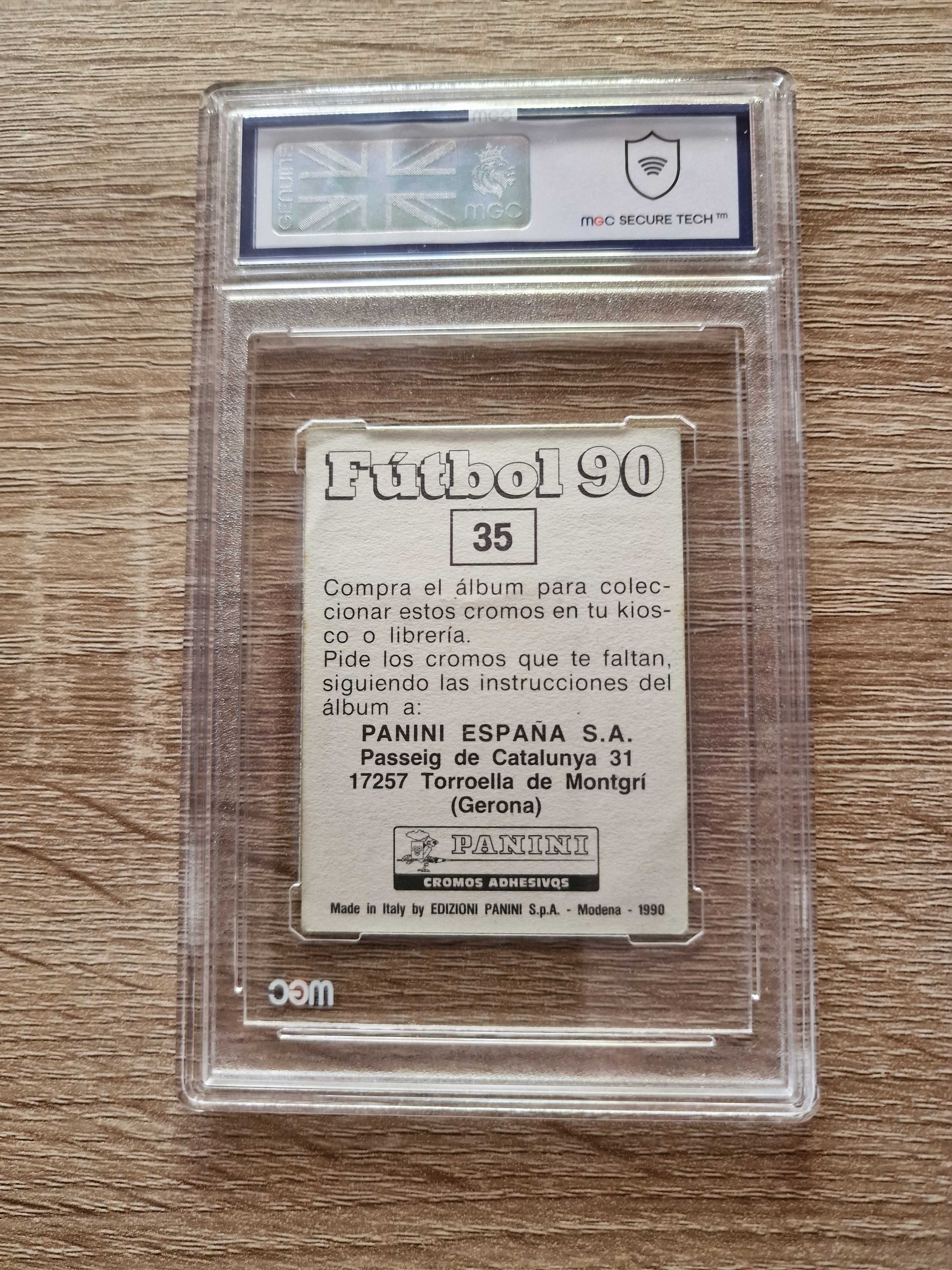 Futre - Panini Futbol 90 - Atlético de Madrid (raro)