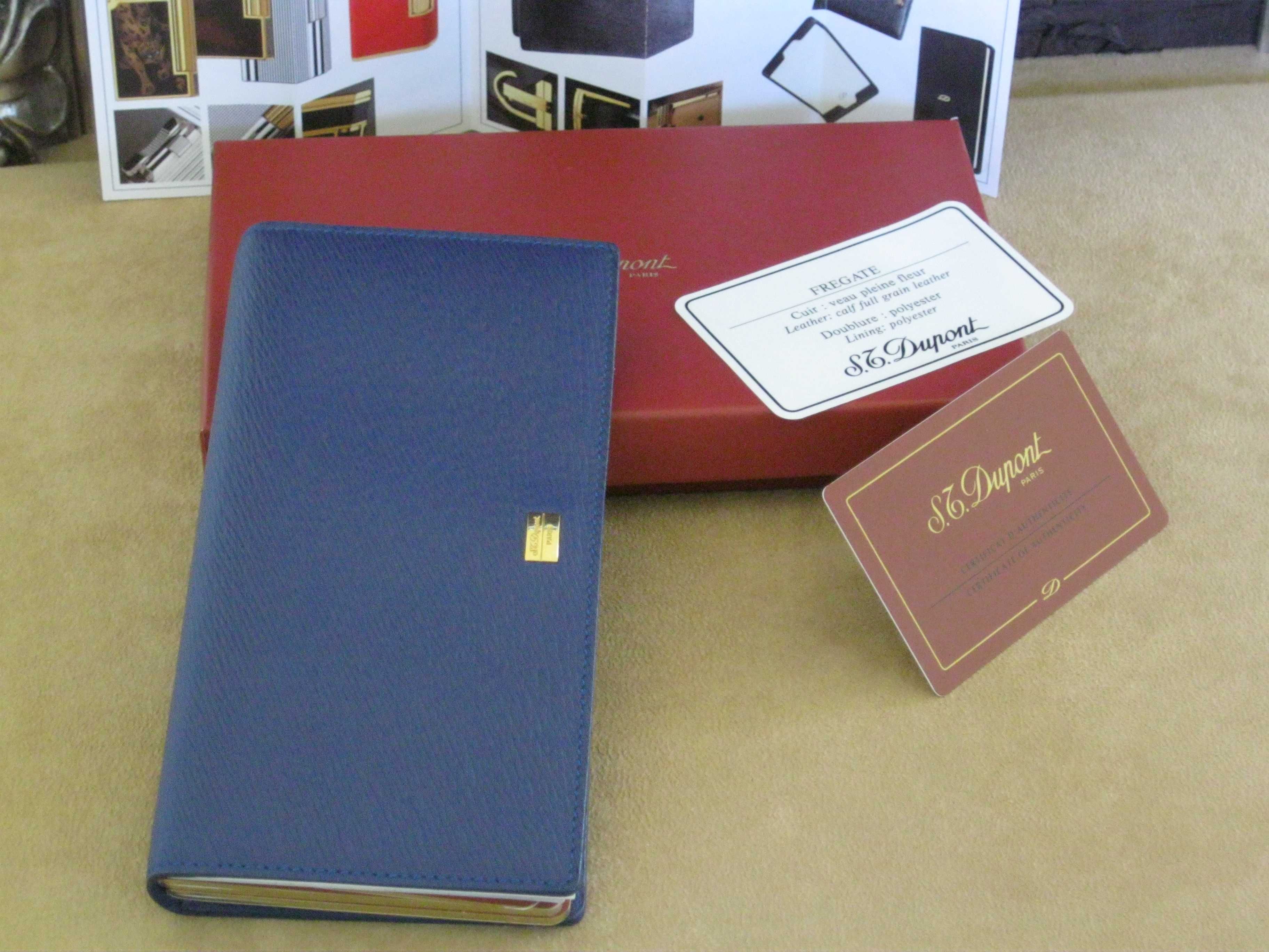 S.T.Dupont Agenda (Filofax) em Pele Original